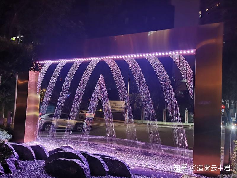 数字水帘在文旅项目中的应用